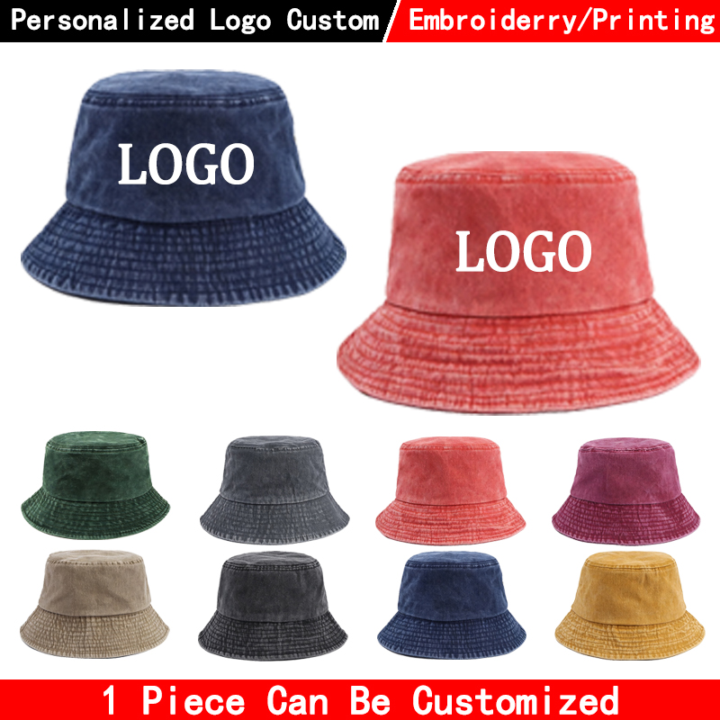 Bucket Hat Cotton - Kapelusz typu bucket z denimu z