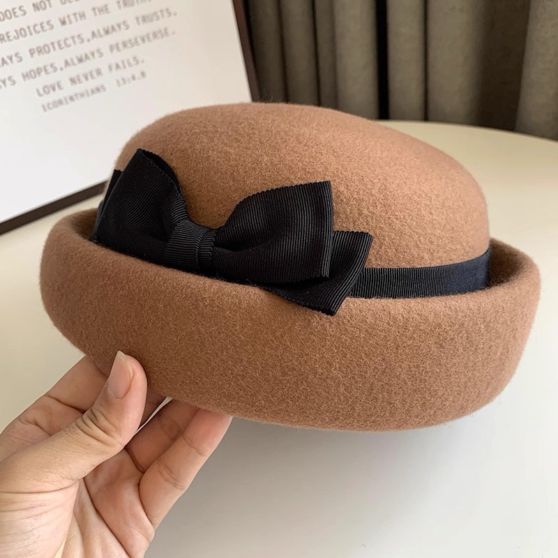 Beret French Wool - Modny damski beret ze 100% wełny