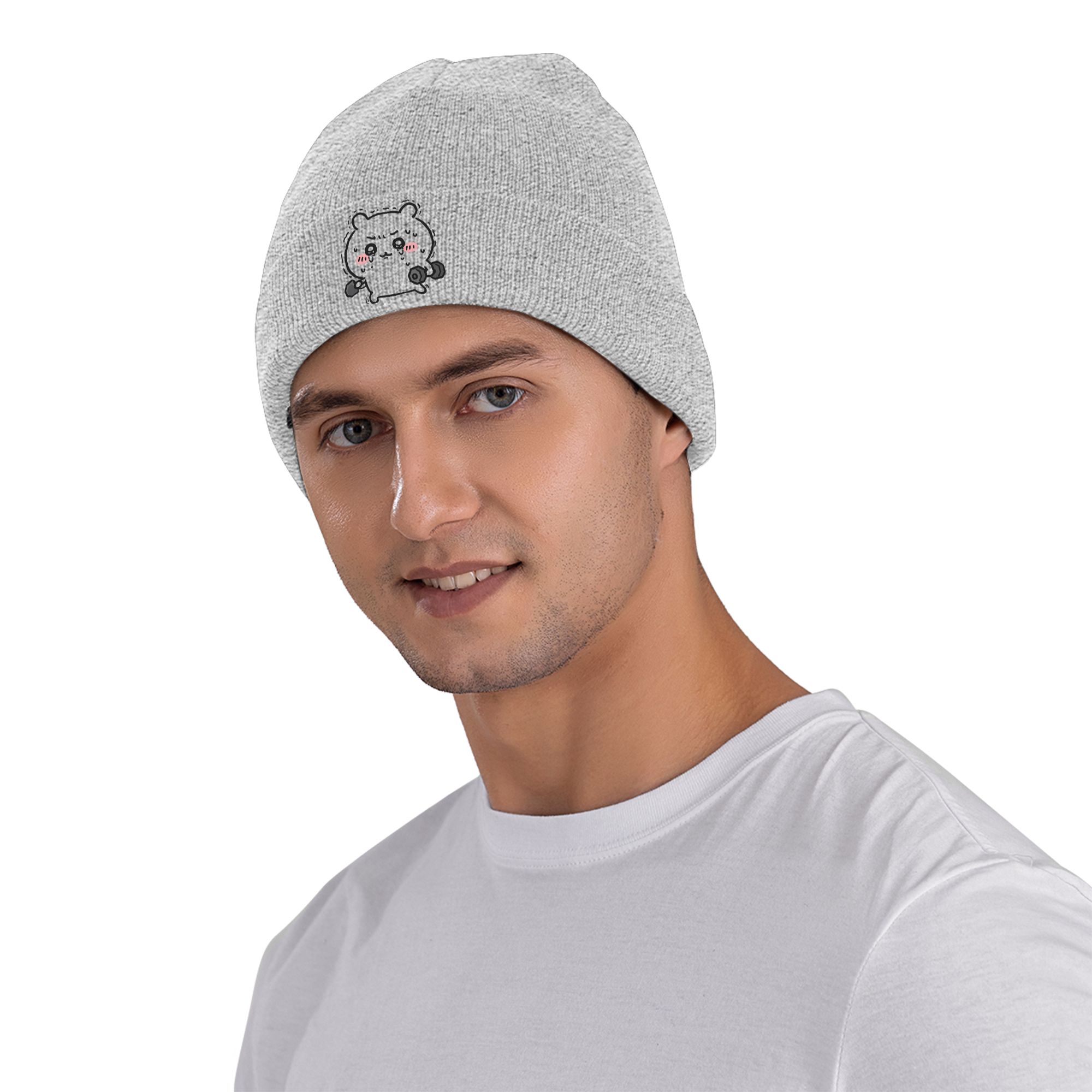 Czapka zimowa z dzianiny w prą – Beanie Cuffed Knit recenzja i cena